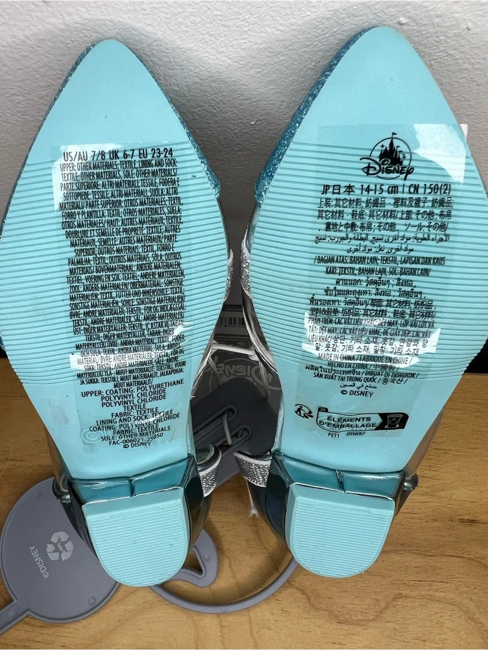 Disney Frozen Elsa Princess Play Shoes NWT - Picture 8 of 8